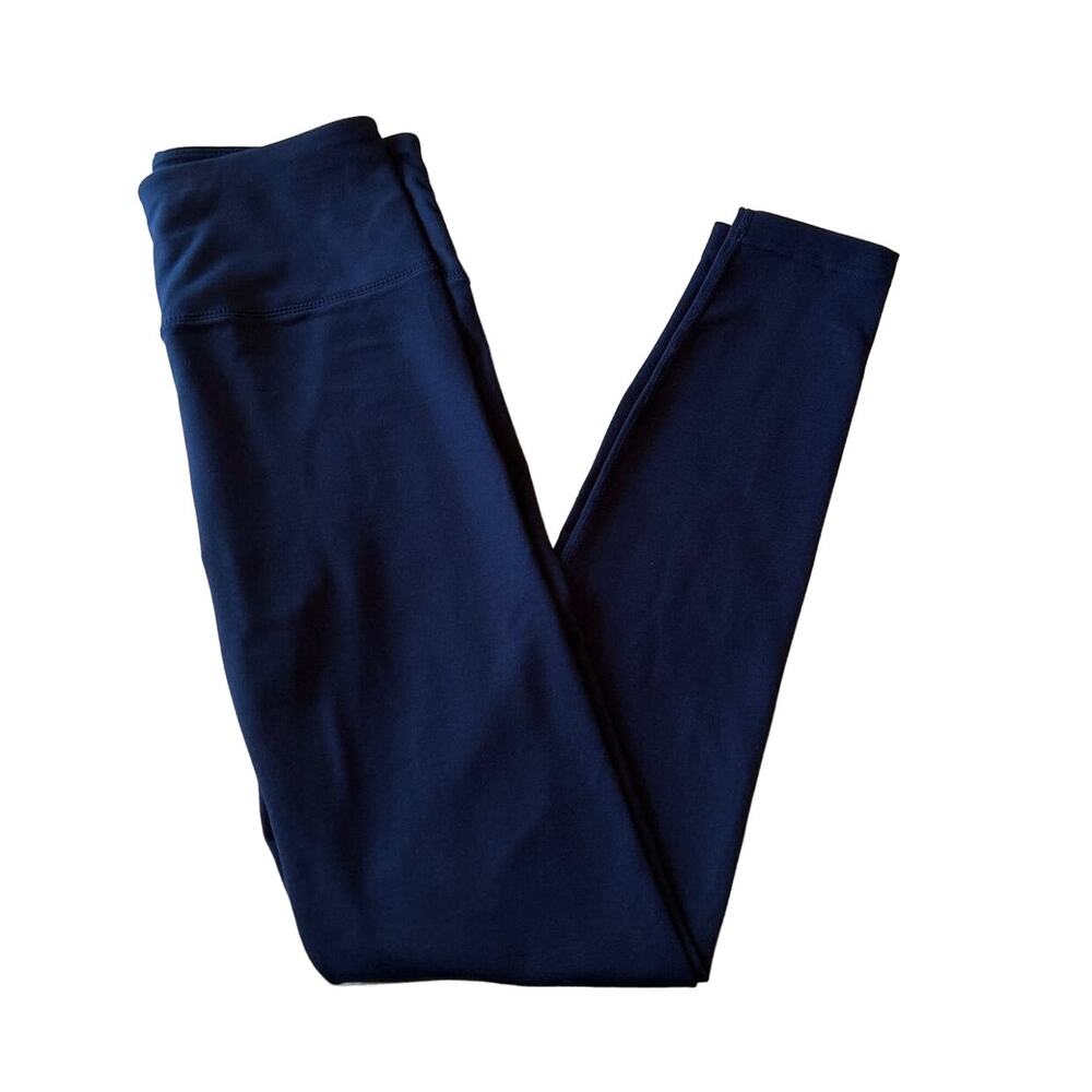 Lands End Womens Navy Active Crop Yoga Pant XS